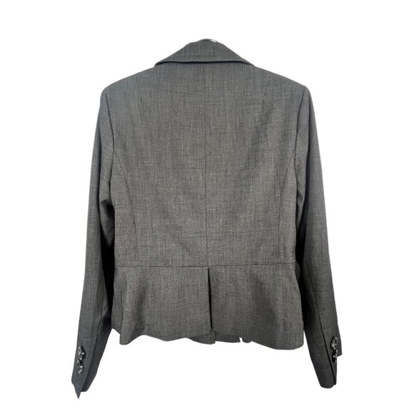 Women’s cropped and Lined business jacket size 12 gray - Picture 9 of 15